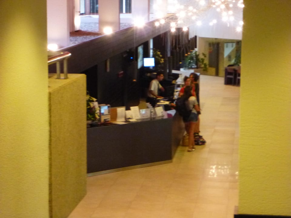 Sicht auf Rezeption blau punta reina