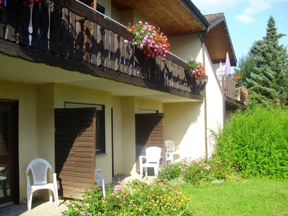 Terrasse Pension Schwalbe