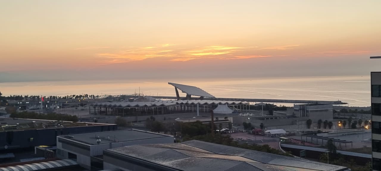 Ausblick Hilton Diagonal Mar Barcelona