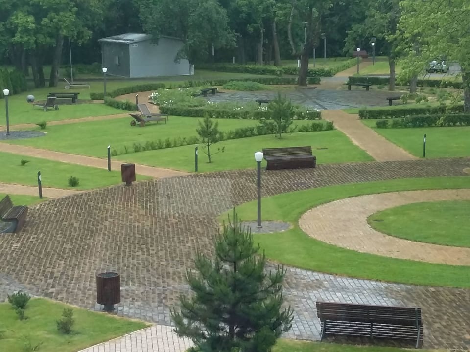View to the park of the hotel Grand Spa Lietuva - Hotel Lietuva