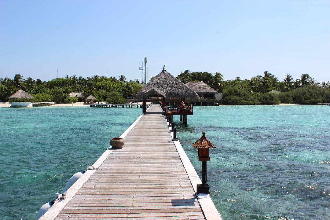 Ausblick vom Anlegesteg Eri Maldives