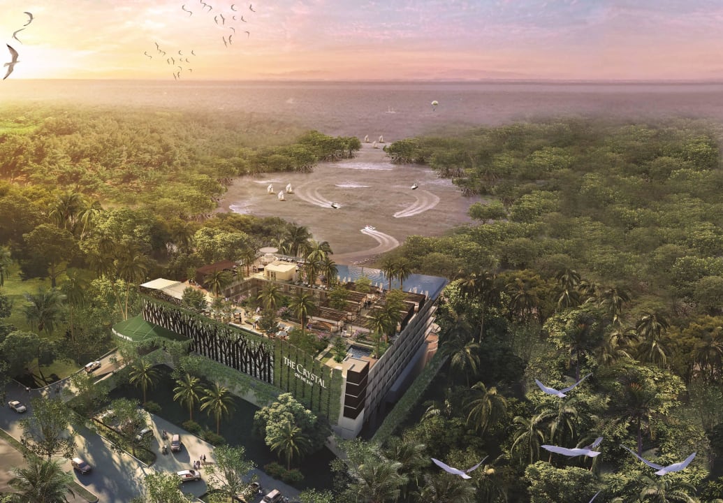 The Aerial View / Bird View The Crystal Luxury Bay Resort Nusa Dua - Bali