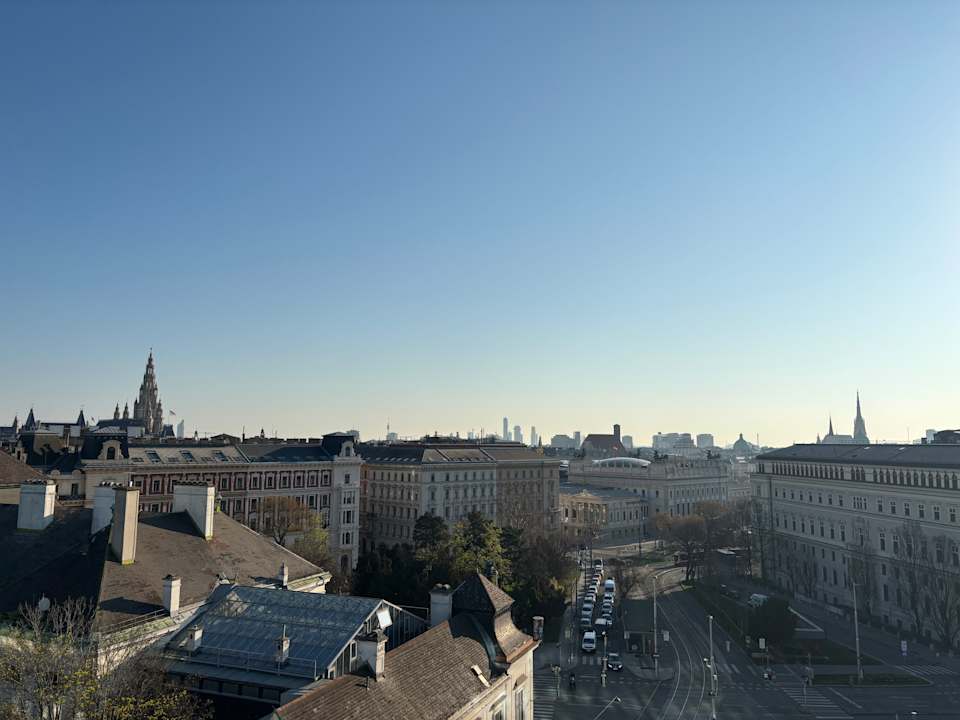 Ausblick 25hours Hotel Wien beim MuseumsQuartier