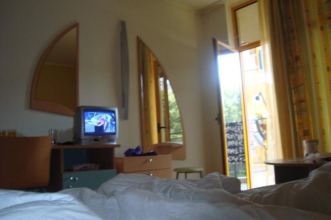 Blick vom Bett aus Hotel Atlas