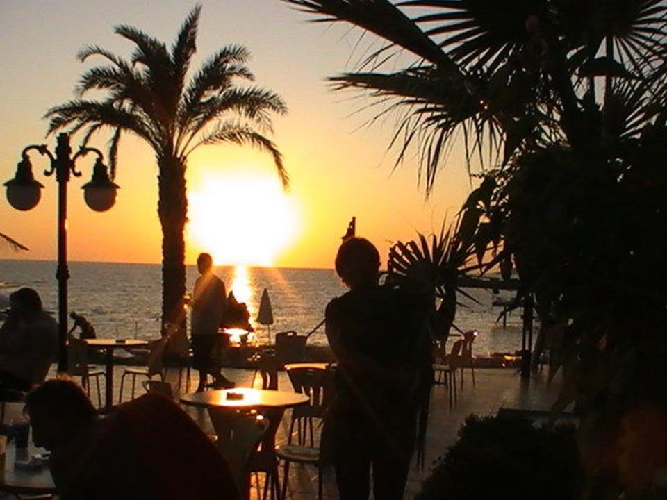 Sonnenuntergang Oz Hotels Incekum Beach
