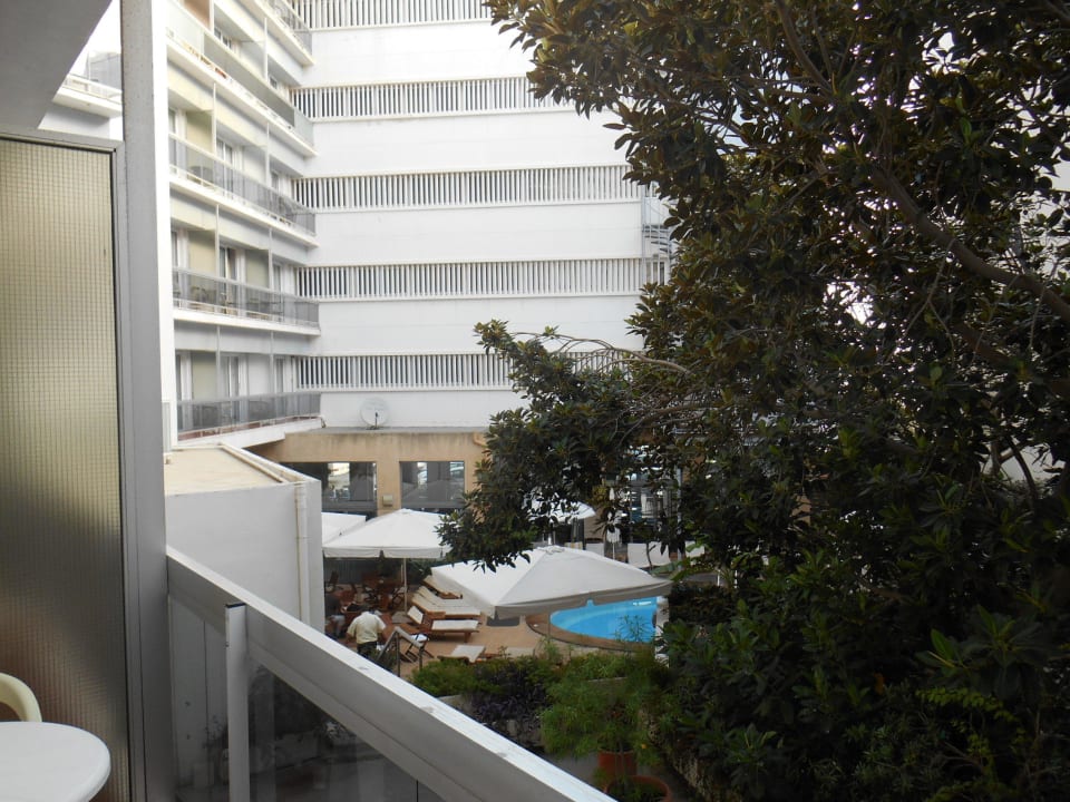 Ausblick vom Balkon Ibiscus Hotel Rhodos