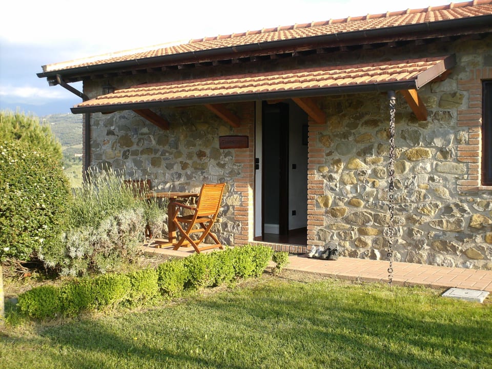 Eingang in unser Zimmer Agriturismo Podere del Vescovo