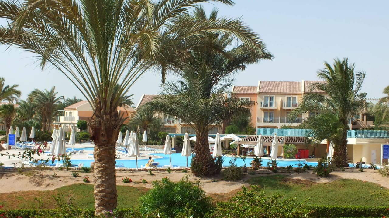 Pool von der Terrasse 2118 Mövenpick Resort & Spa El Gouna