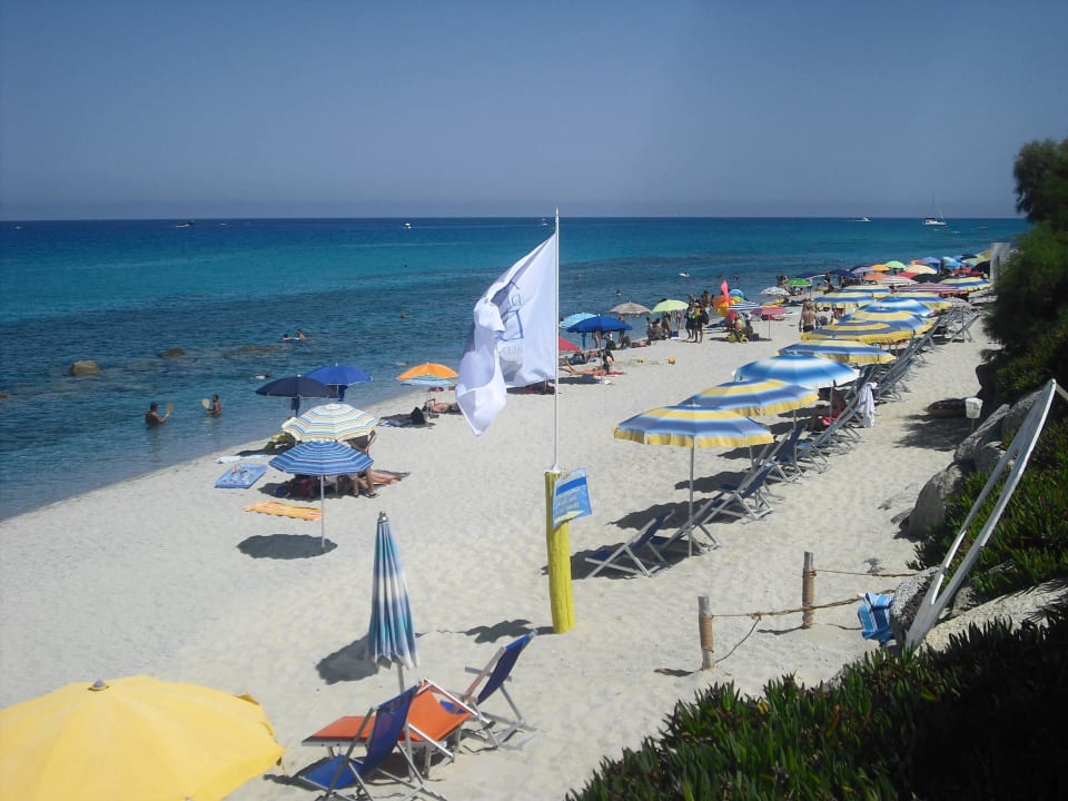 Viel Sonne und dazu ein türkisblaues Meer. Toll!  Hotel Residence Santa Monica