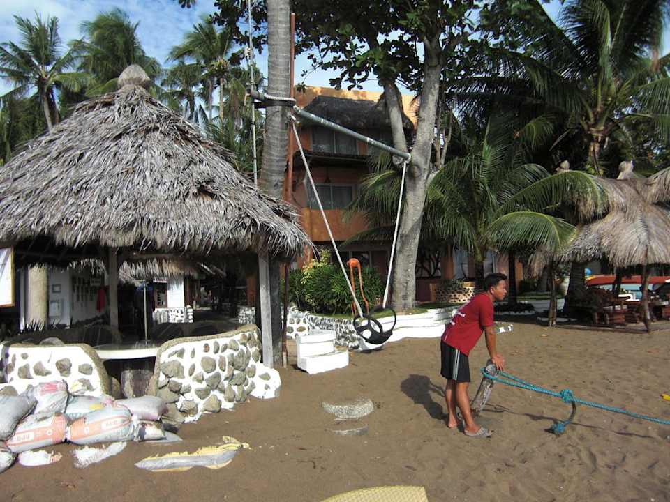 Sitzgelegenheit am Strand Hotel El Dorado Beach Resort