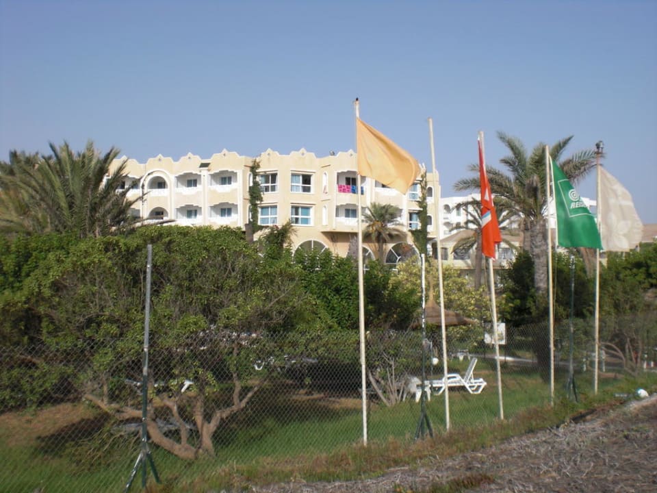 Hotel vom Strand aus Mahdia Beach & Aquapark