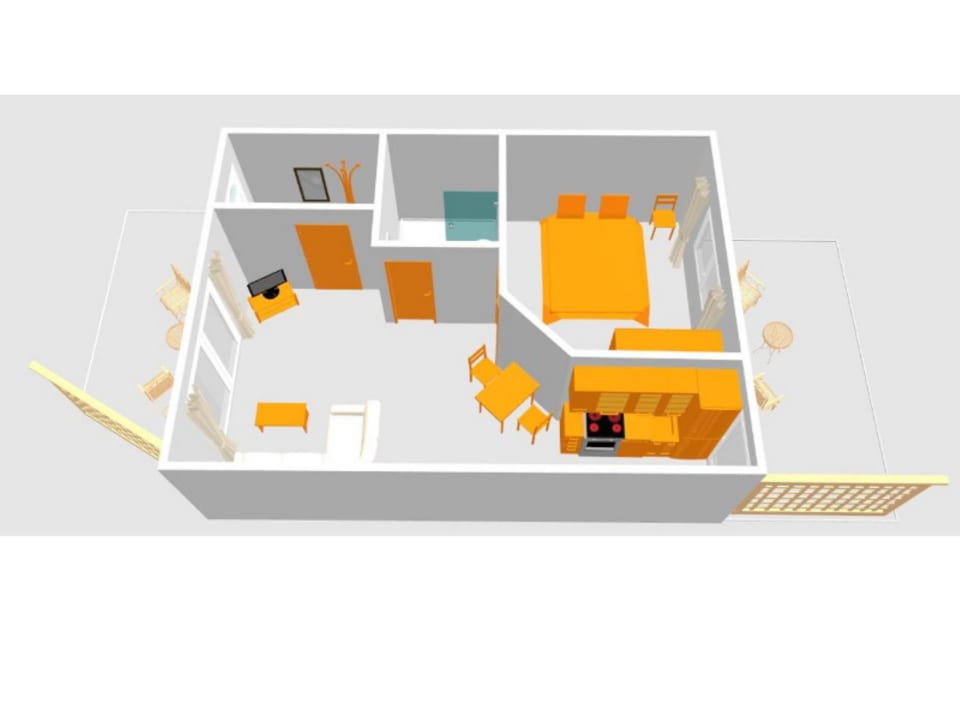 Zimmer Bio-Apartment Dünenrose