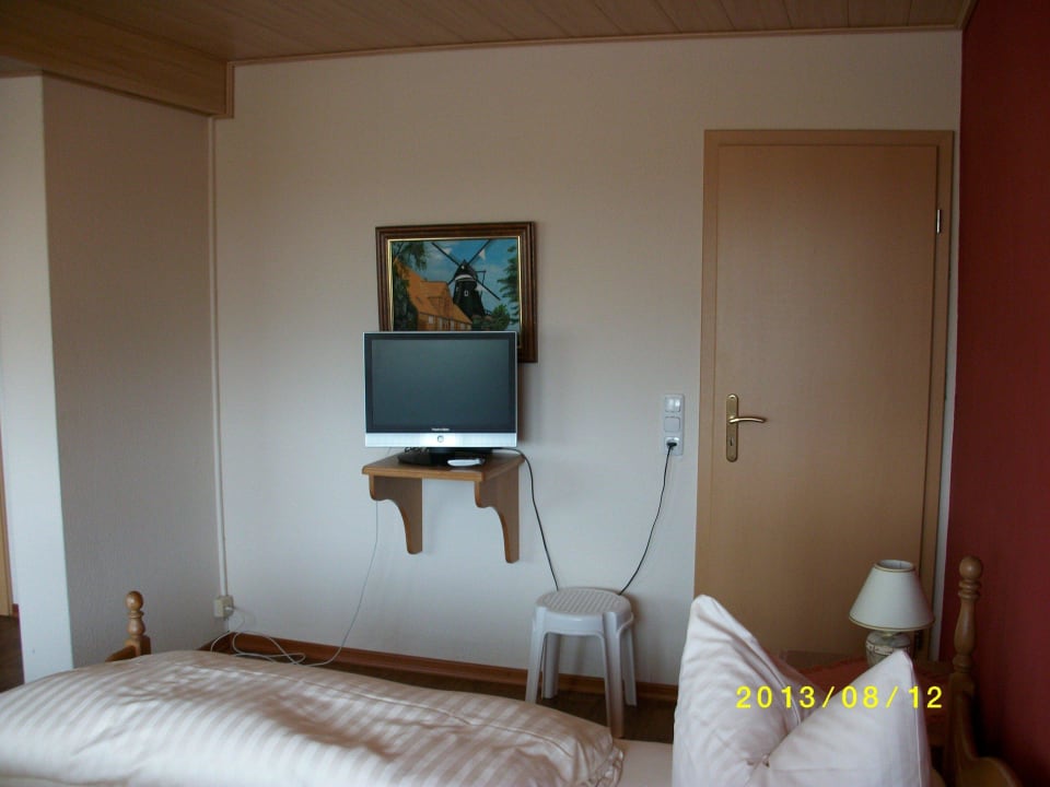 Blick zum Fernseher Landhaus Jägerhof