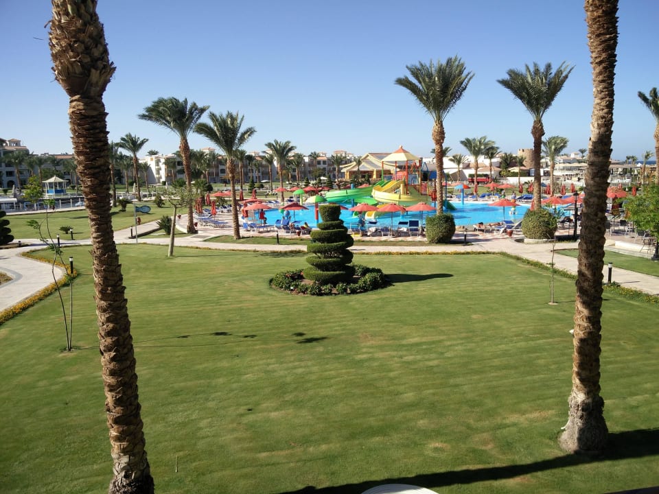 Blick vom Balkon Pickalbatros Dana Beach Resort - Hurghada
