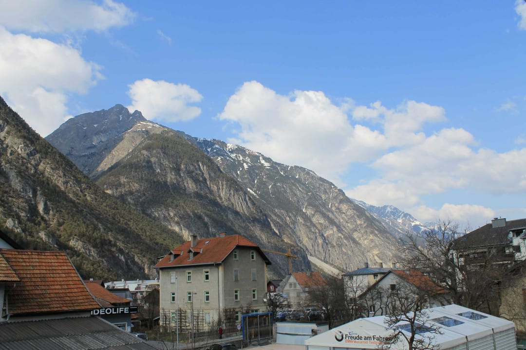 Blick vom Balkon Hotel Enzian