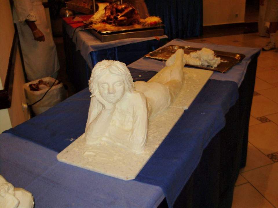 Kunstwerke aus der Küche (aus Butter!) Siva Sharm
