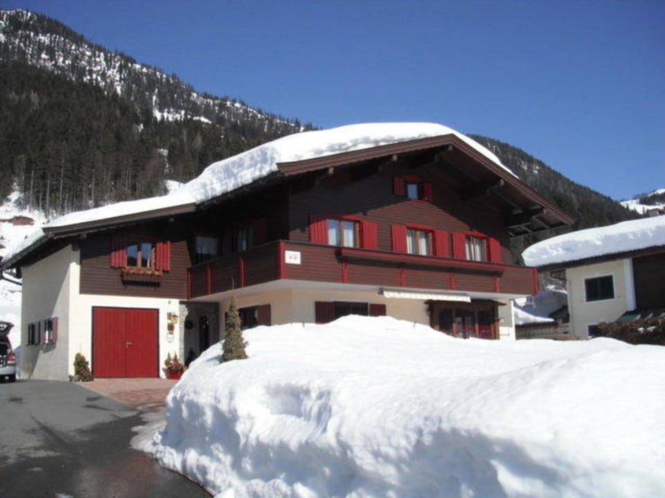 Winteransicht Pension Haus Niedermoser