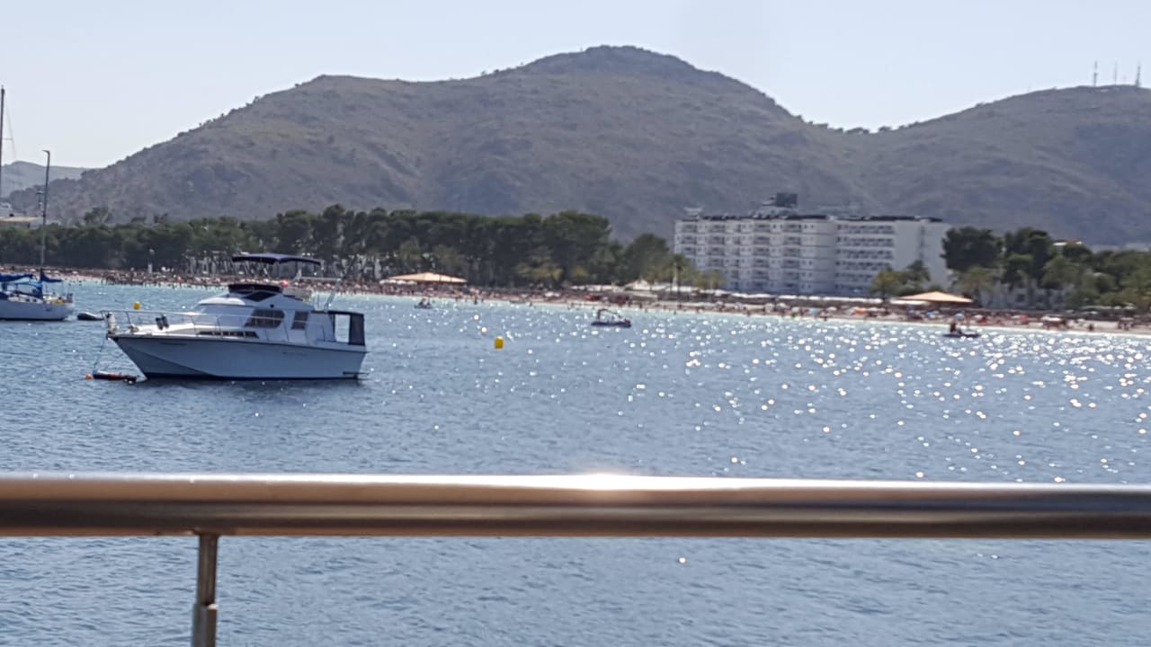 Blick von der Außenbar  Alcudiamar Marina Residence