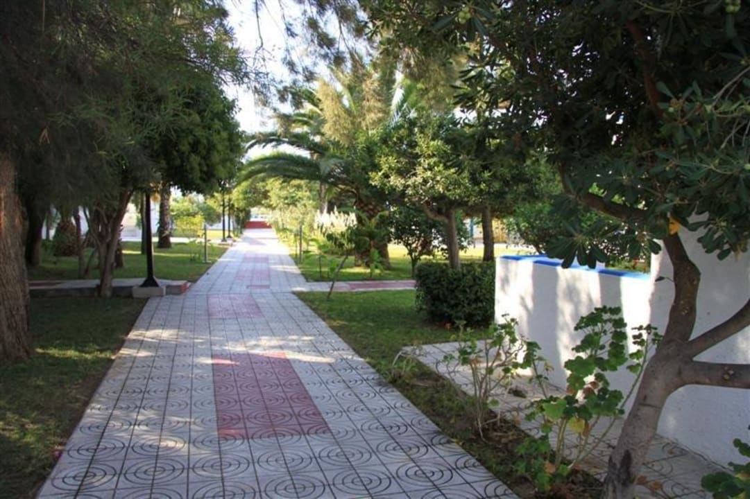 Der Weg zum Zimmer Hotel Tigaki's Star