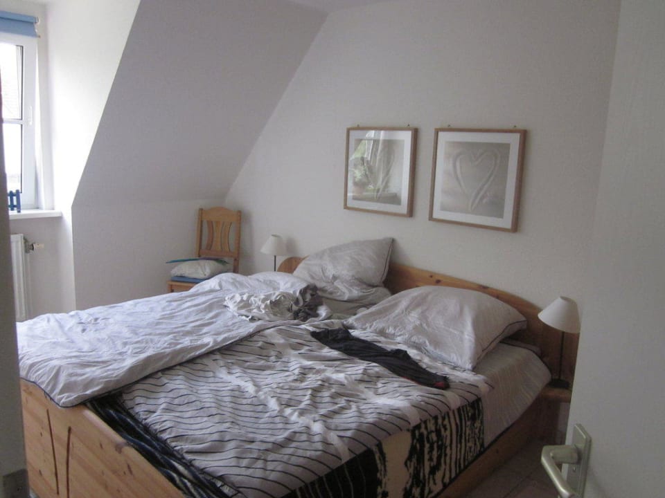 Doppelbettzimmer Ferienwohnung Kiek Mol In