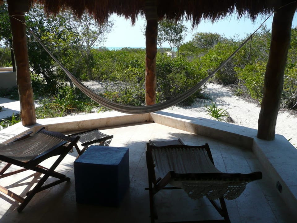 Ausblick von der Terrasse Hotel Eco Paradiso Xixim