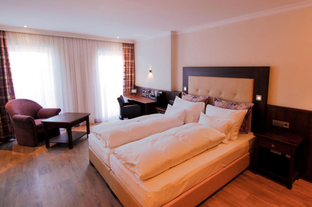 Hotelzimmer altes Brauhaus Brauereigasthof Zum Löwenbräu