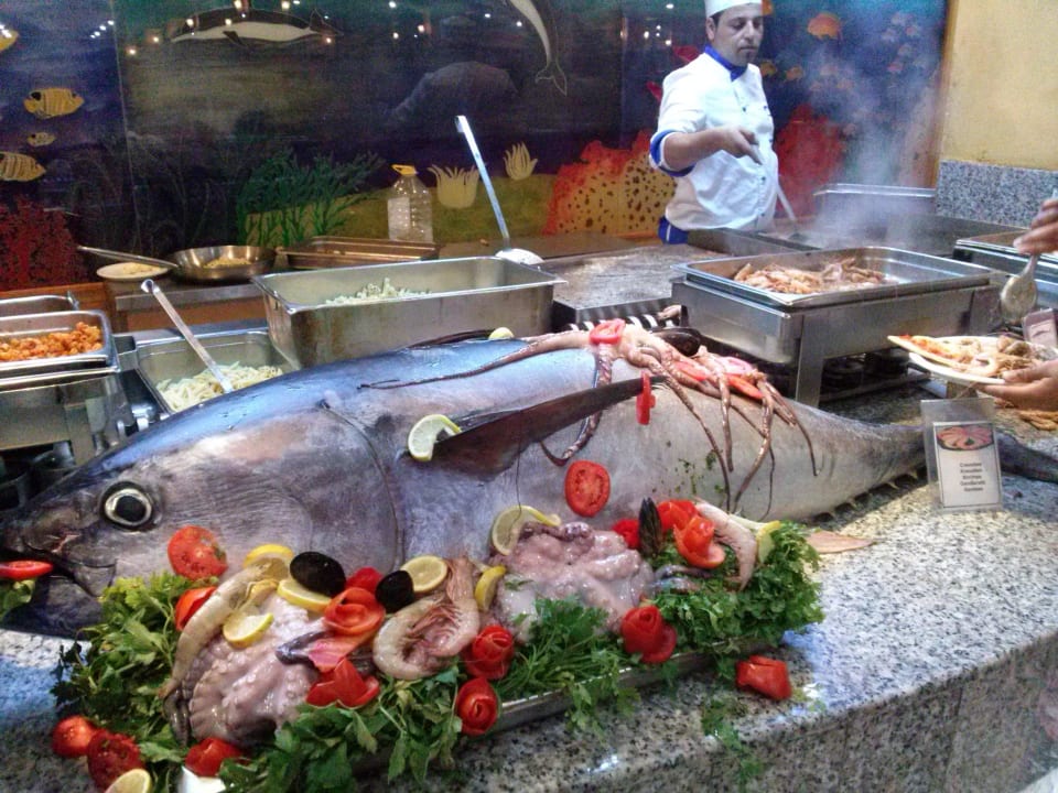 Hmmm lecker und frisch, Thunfisch Hotel Paradis Palace