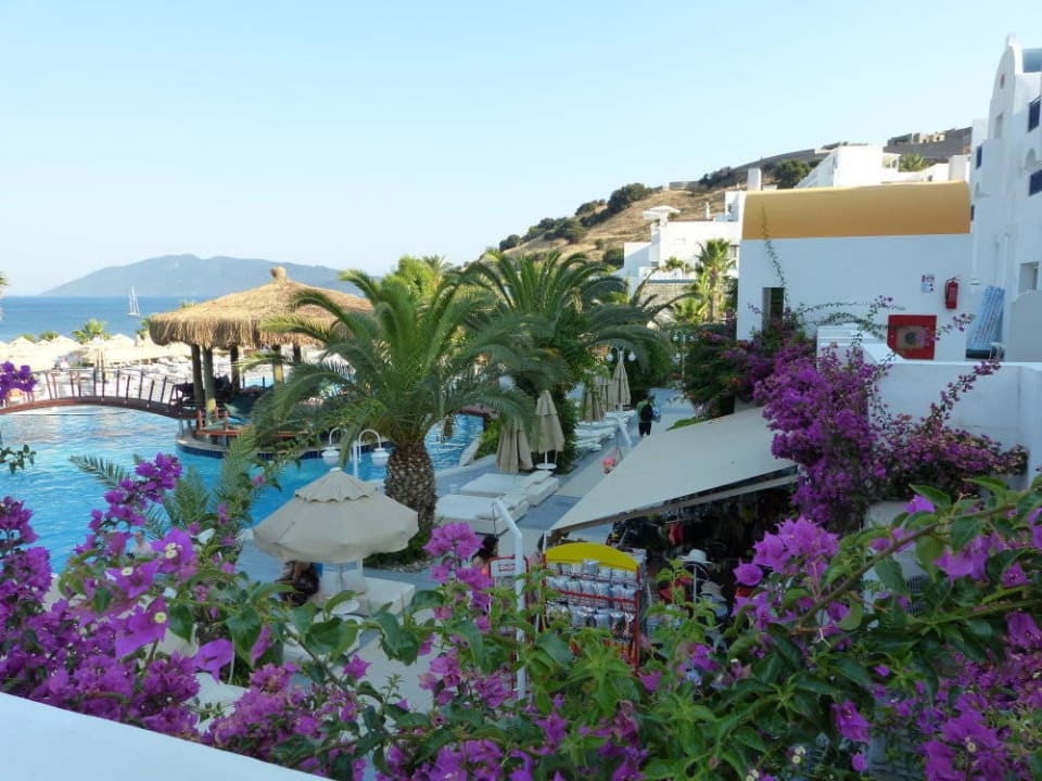 Ausblik von der Terrasse  Salmakis Resort & Spa