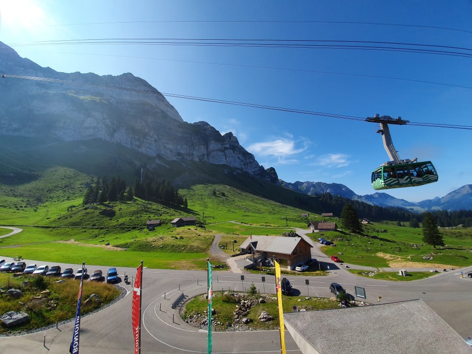 Ausblick Säntis - das Hotel