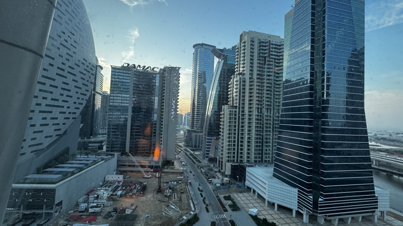 Ausblick JW Marriott Marquis Hotel Dubai