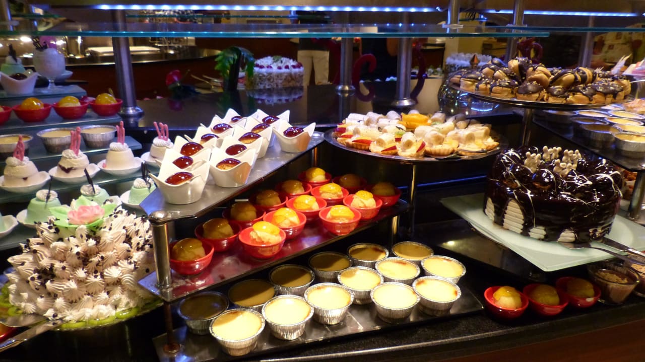 Büffet mit Desserts Sunis Evren Beach Resort Hotel & Spa