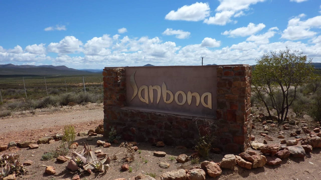Einfahrt Sanbona Wildlife Reserve - Dwyka Tented Lodge