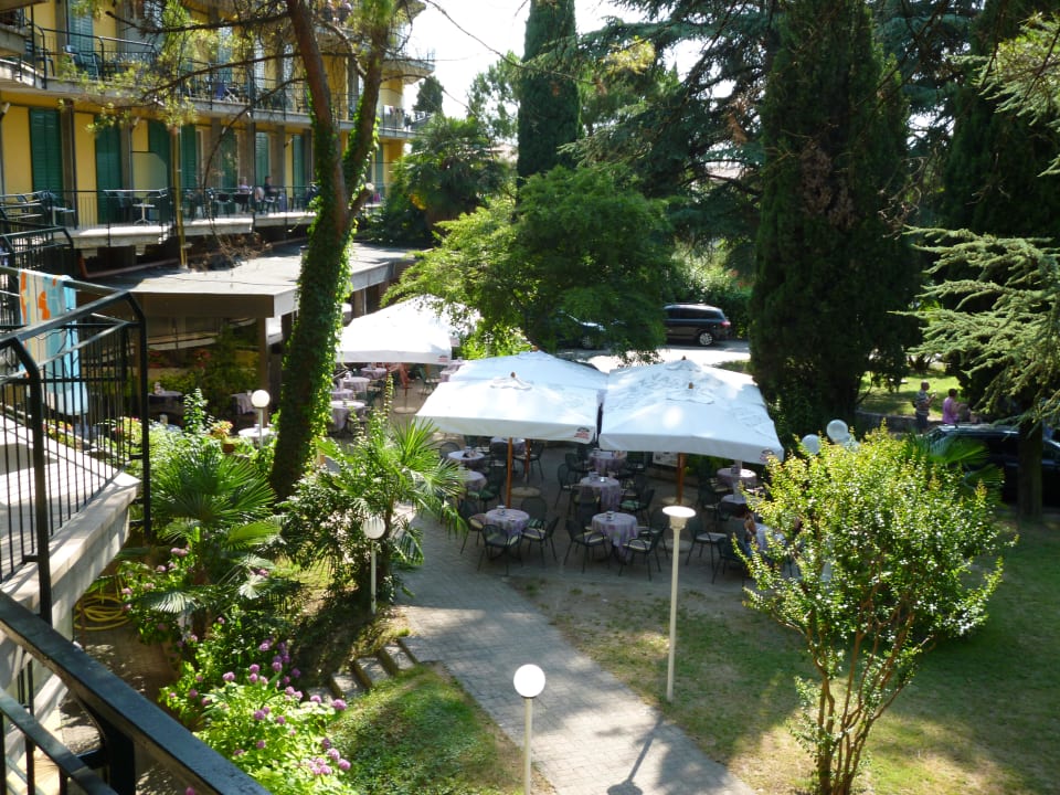 Von unserem Zimmer aus Hotel Palme & Suite