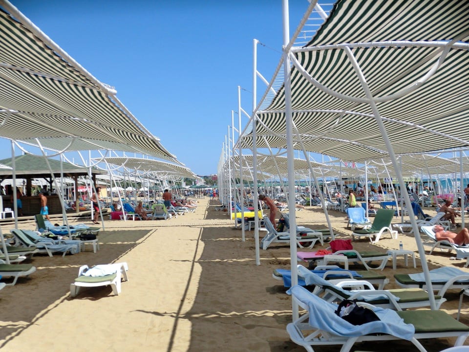 Großzügige Strandanlage Sunis Kumköy Beach Resort Hotel & Spa