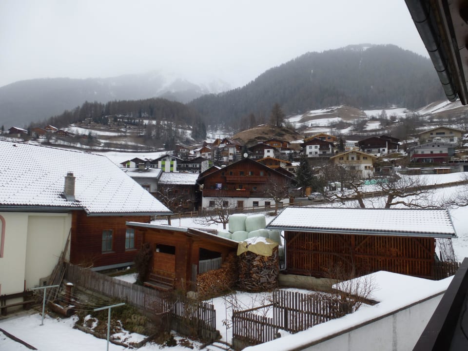 Blick vom Balkon Gasthof Rose
