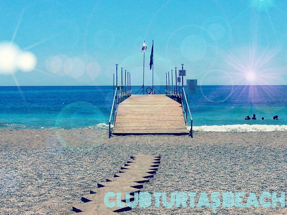 Beach pier Club Turtas Beach Hotel