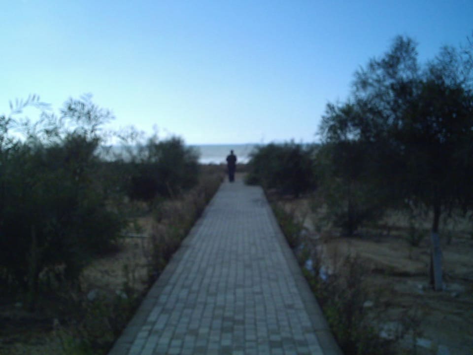 Weg zum  Strand Hotel Sultan of Side