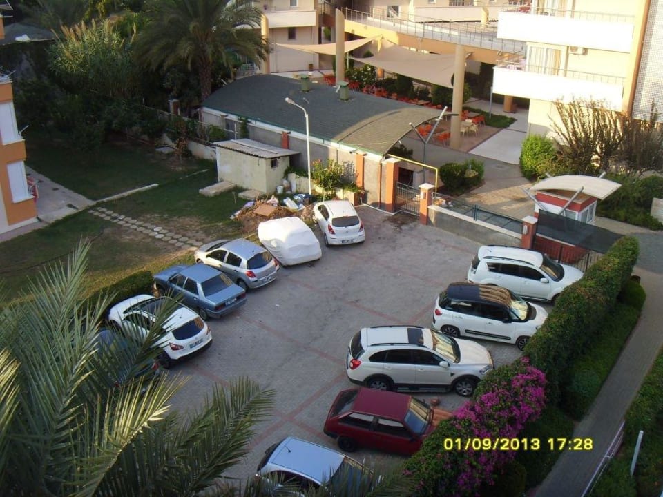 Blick von unsrem Balkon (Zimmer 7404) Alaiye Resort & Spa