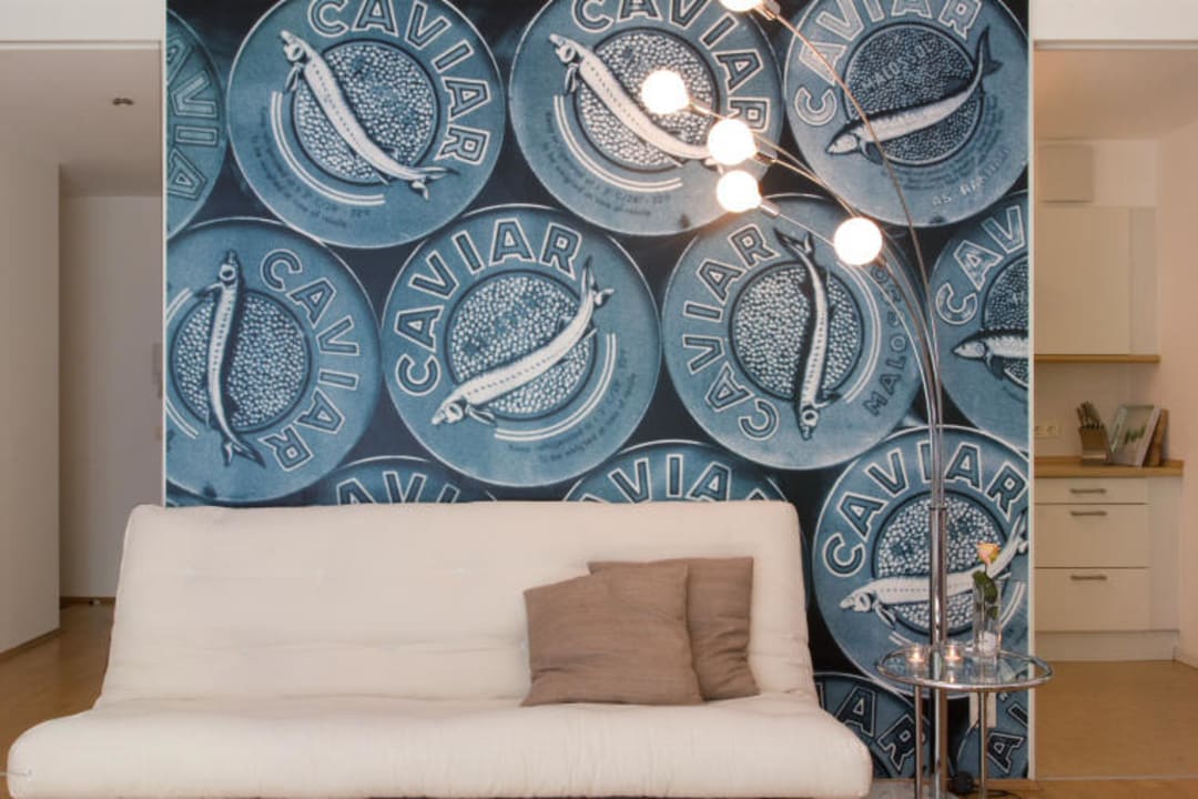 Wohnzimmer Apartments am Mauerpark