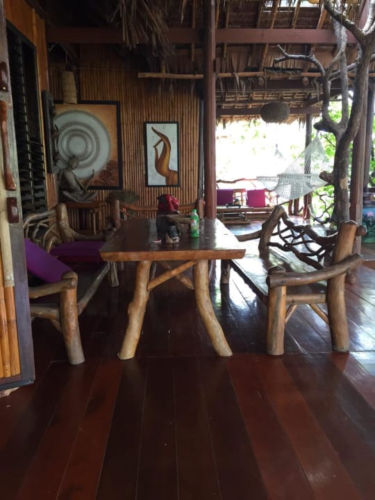 Terrasse mit Nachbarn Hotel Viking Nature Resort