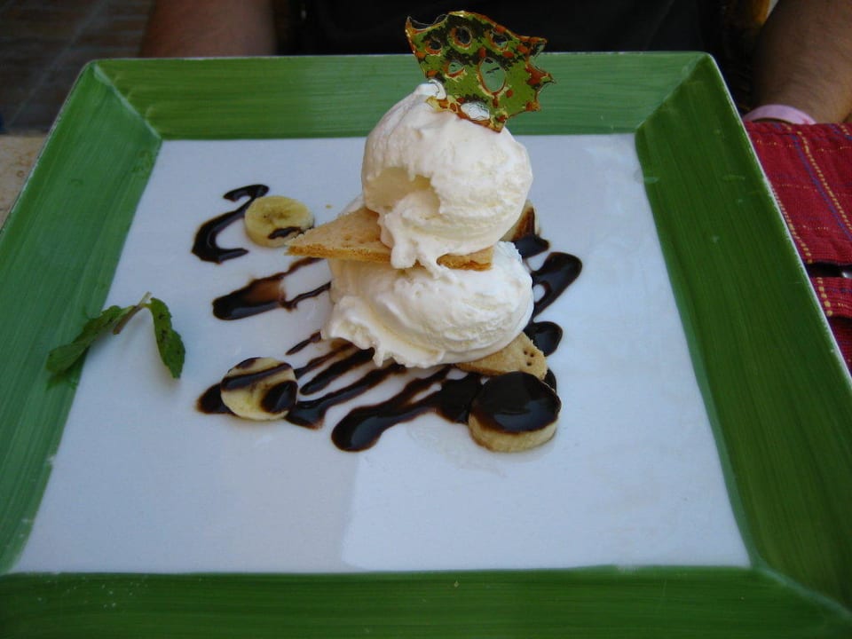 Nachspeise im Karibischen Restaurant Grand Makadi