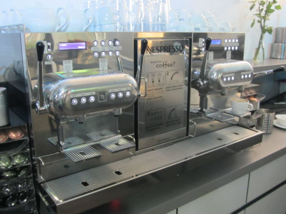 Tolle Kaffemaschine Hotel Brauhof Wien