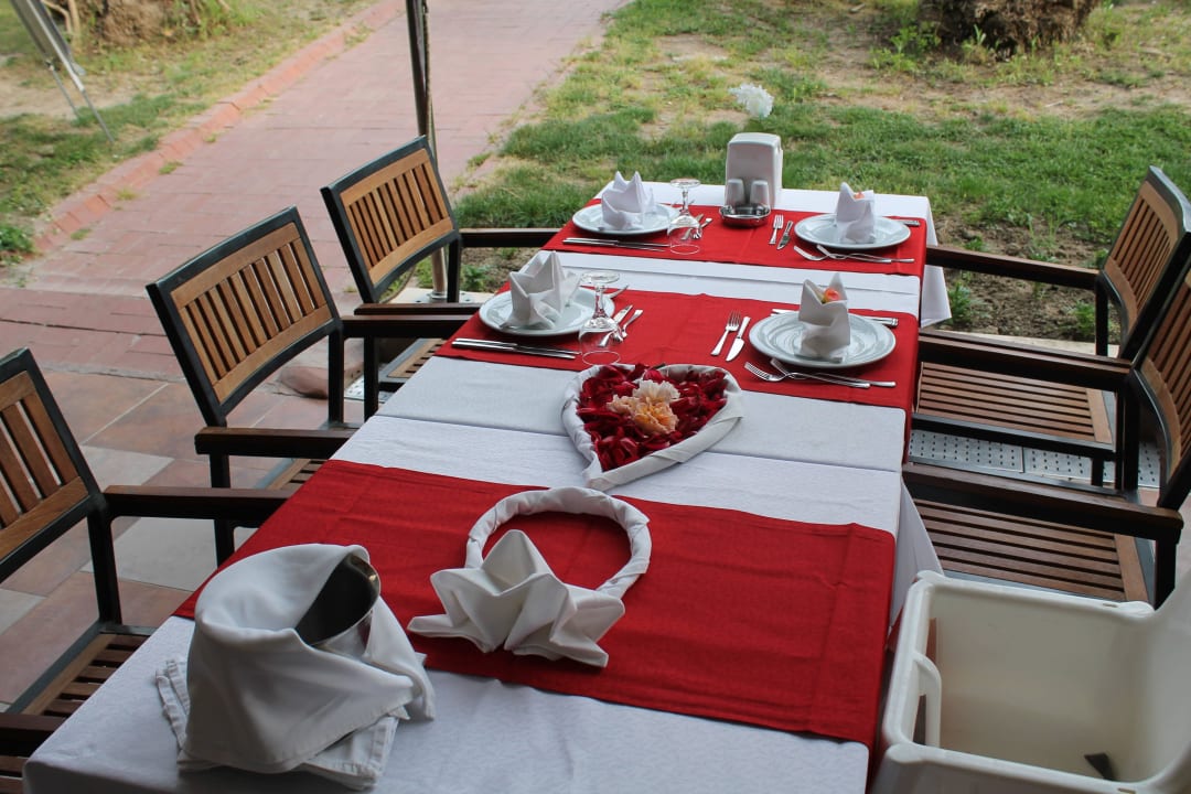 Tolle Tischdeko Calimera Hane Garden