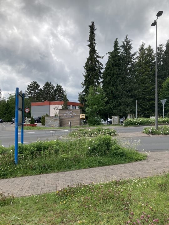Außenansicht Seehotel am Stausee