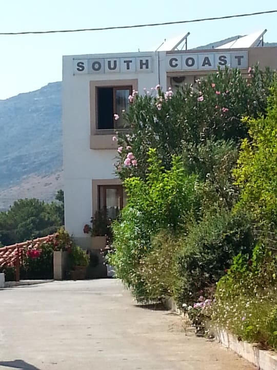 Außenansicht von der Straße Hotel South Coast