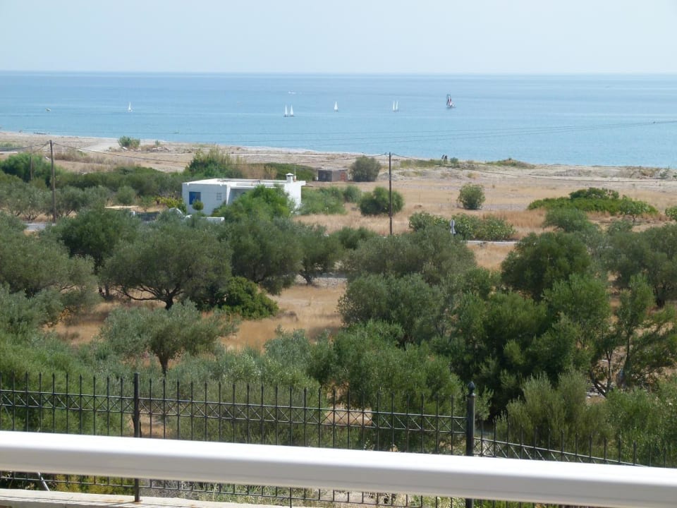 Ausblick auf den Strand von Zimmer 264 Atlantica Mikri Poli Rhodes