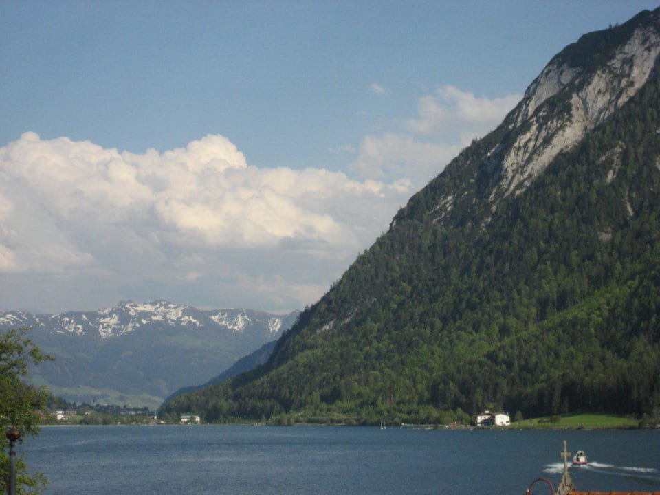 Ausblick vom Balkon Entners am See