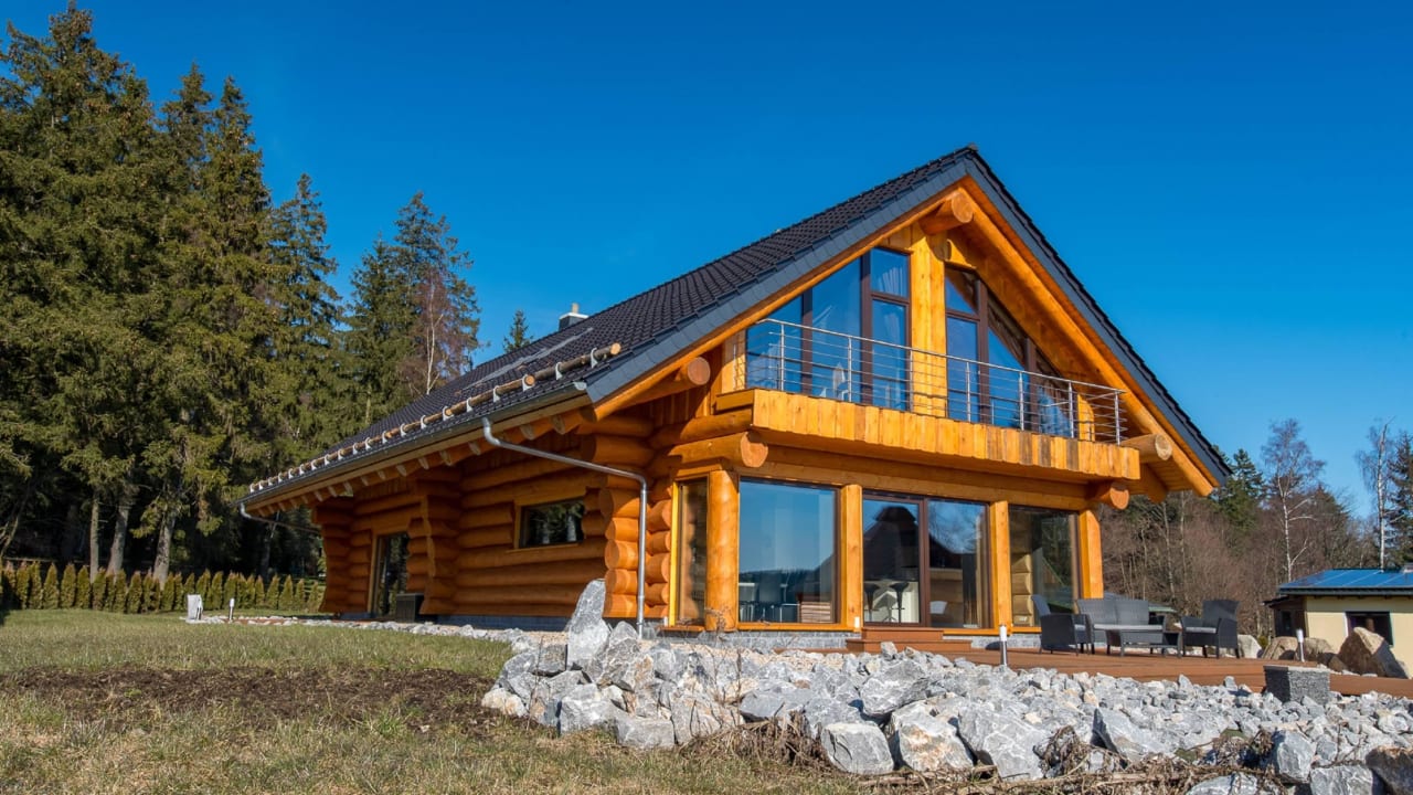 Chalet "Wiese" Naturstammhaus und Appartements Zum Brockenbaecker