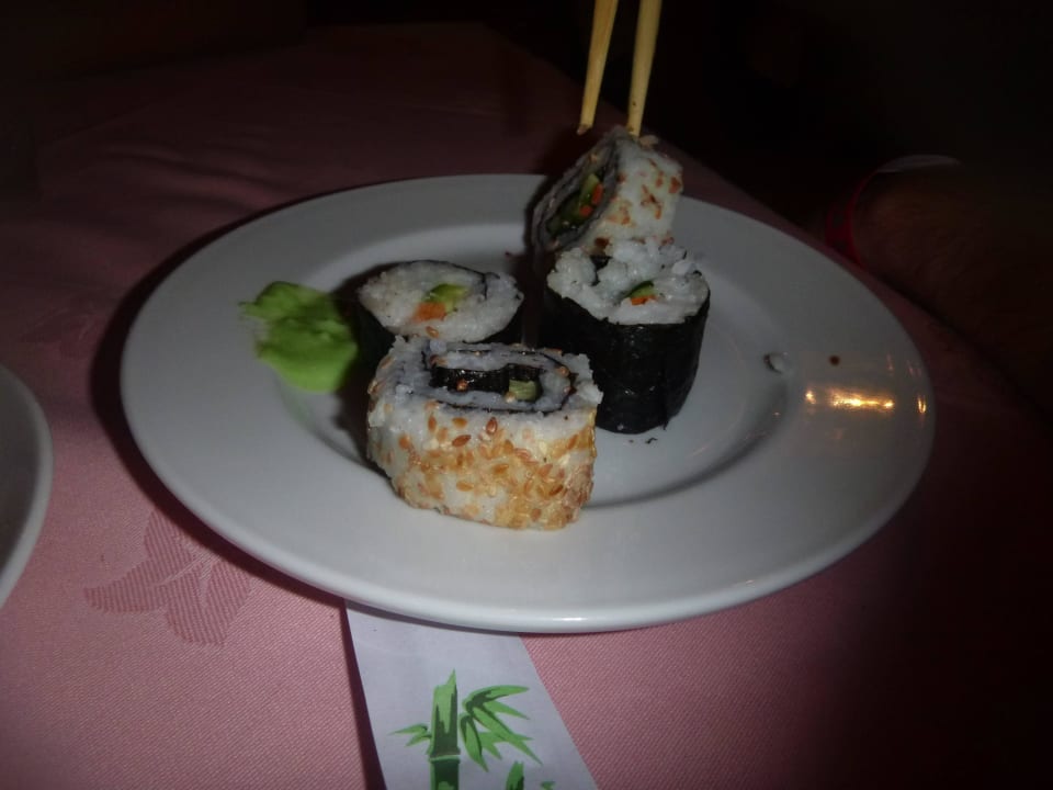 Es gab auch Sushi. Arabia Azur Resort
