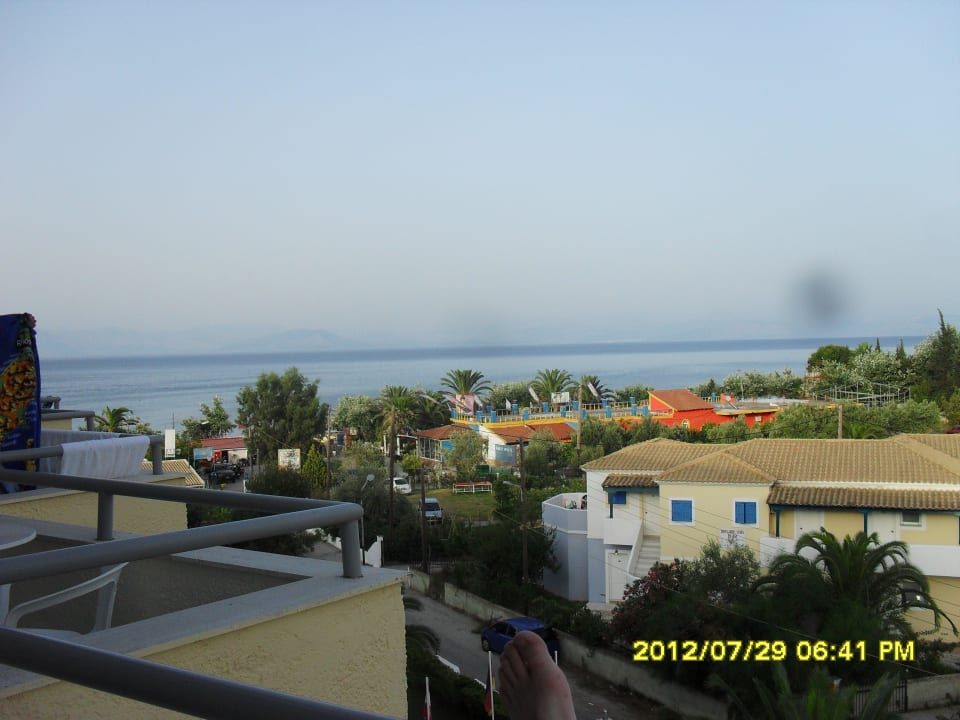 Ausblick aus dem Zimmer aufs Meer Hotel Albatros